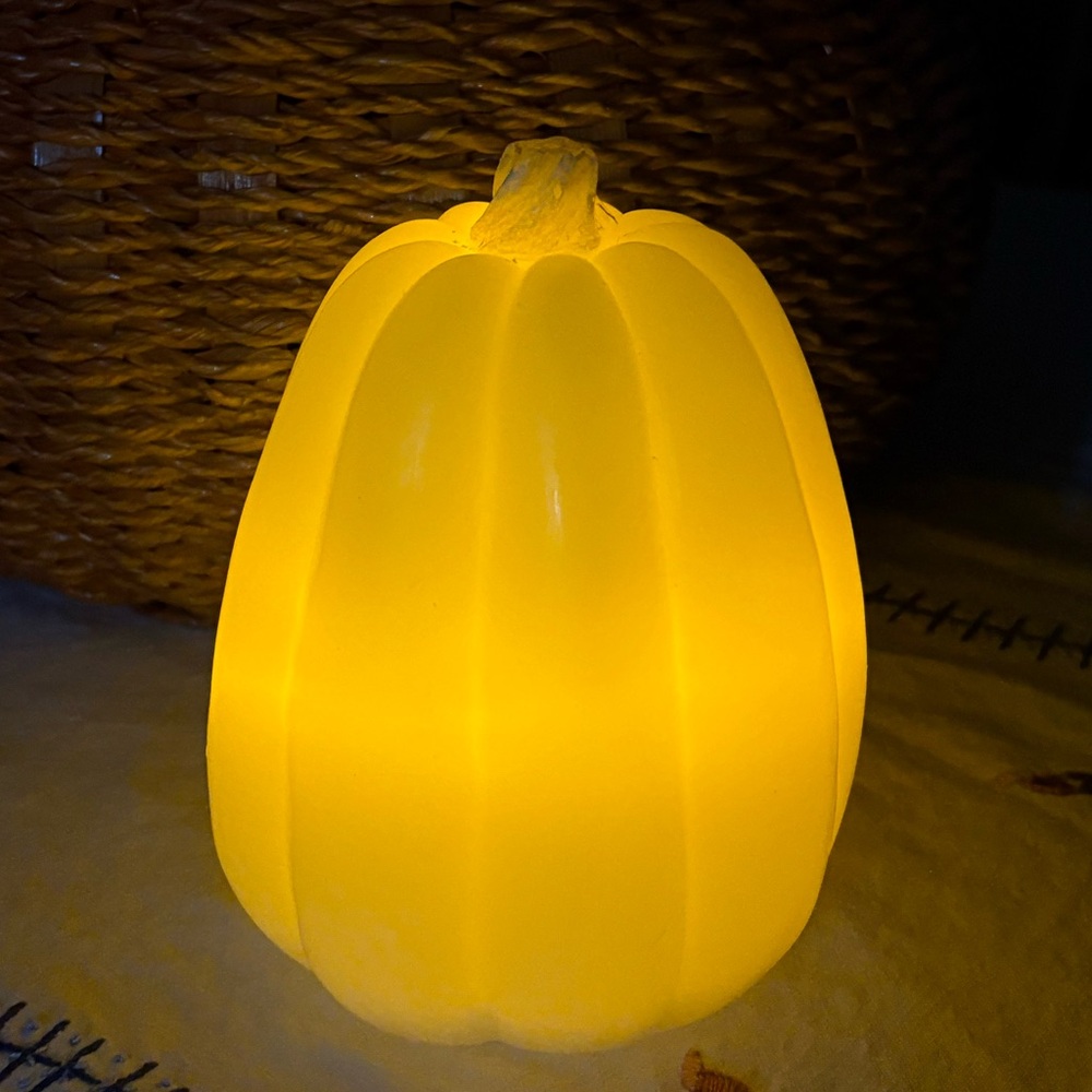 LED Pumpkin Candles